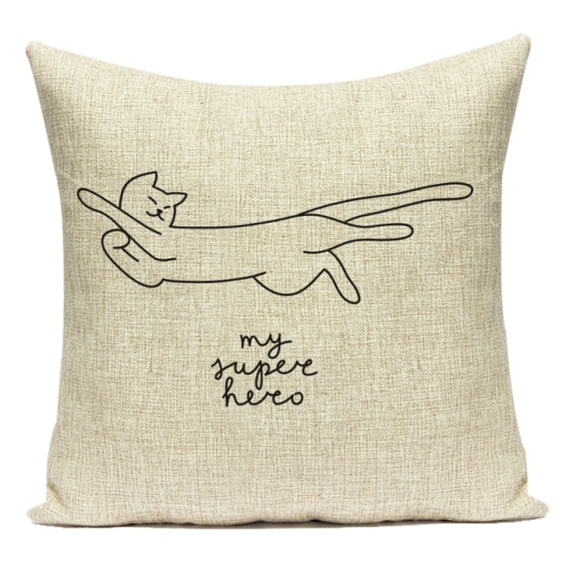 Cat Lovers Cushion Covers.