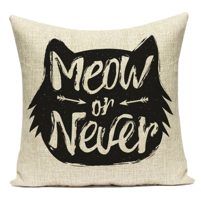 Cat Lovers Cushion Covers.