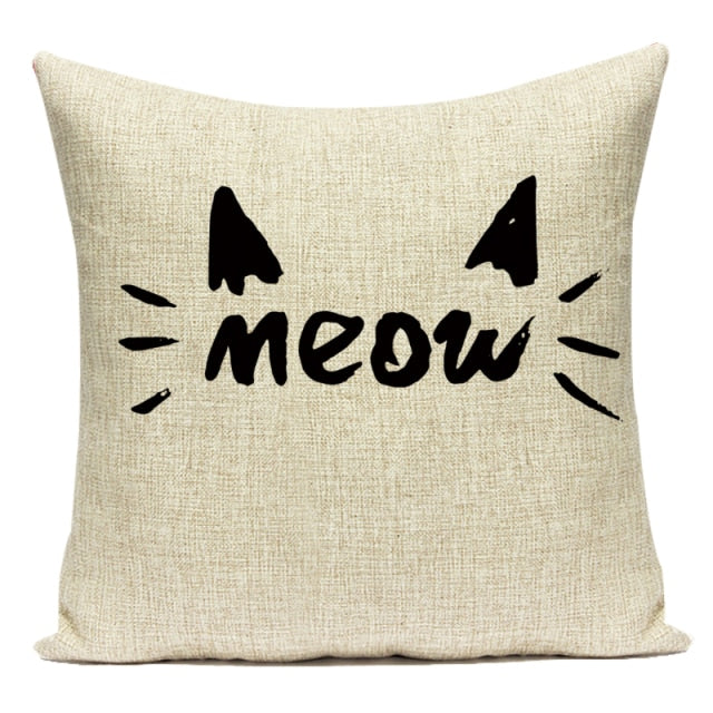 Cat Lovers Cushion Covers.