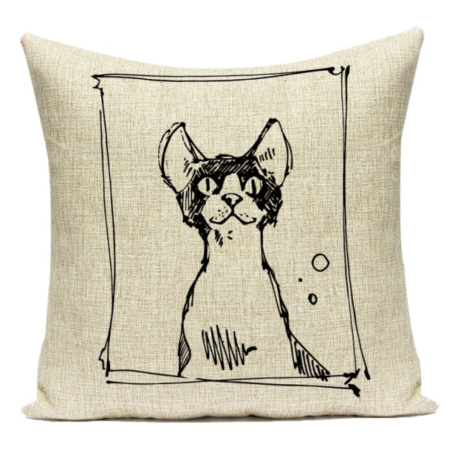 Cat Lovers Cushion Covers.