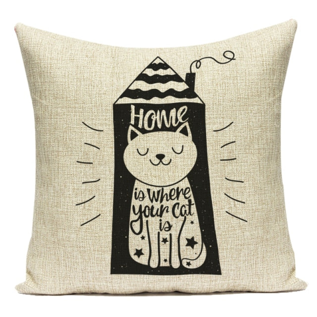 Cat Lovers Cushion Covers.