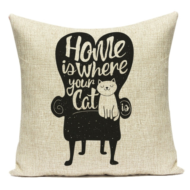 Cat Lovers Cushion Covers.
