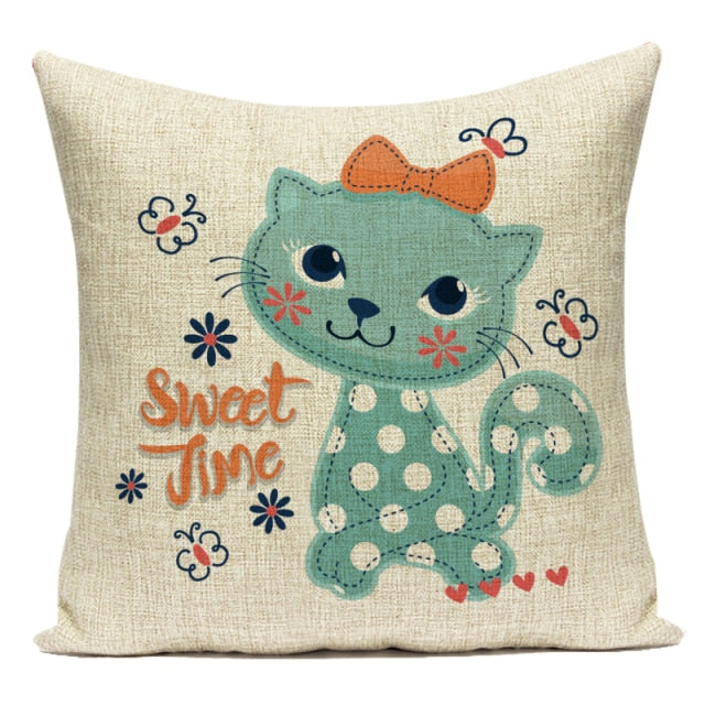 Cat Lovers Cushion Covers.