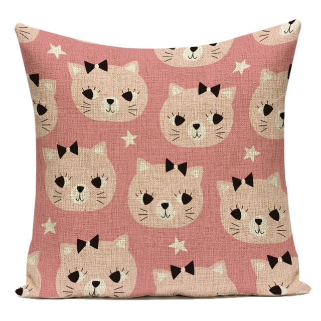 Cat Lovers Cushion Covers.
