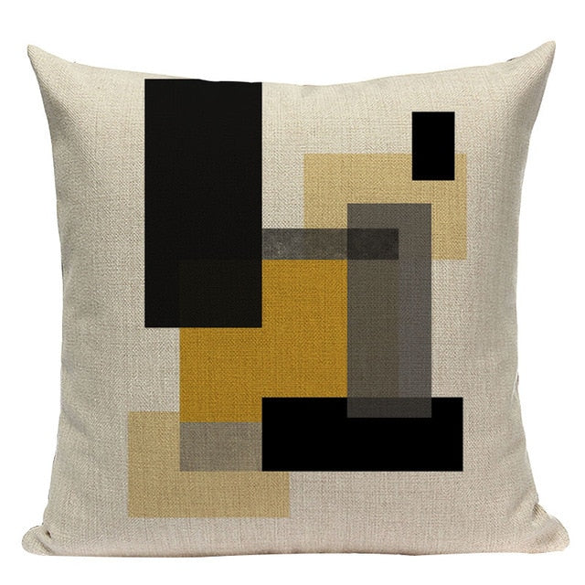 Modern Yellow Cushion Covers.