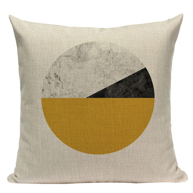 Modern Yellow Cushion Covers.