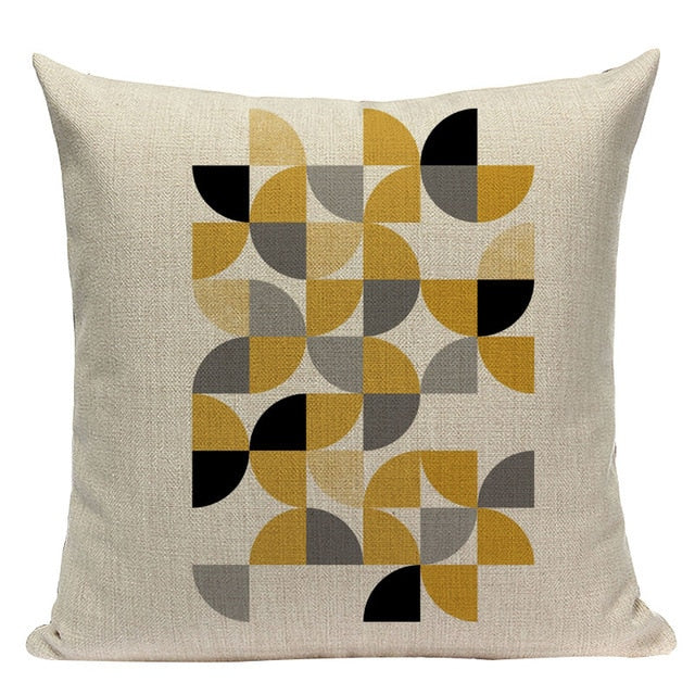 Modern Yellow Cushion Covers.