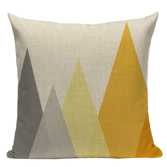 Modern Yellow Cushion Covers.