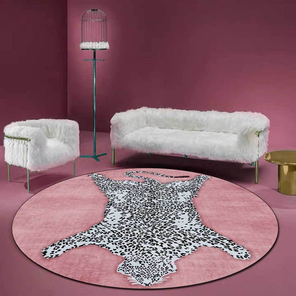 Exquisite Round Tiger Rug – Cavendish Designs