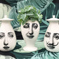 Modern Face Flower Vases.