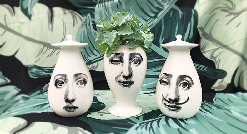 Modern Face Flower Vases.