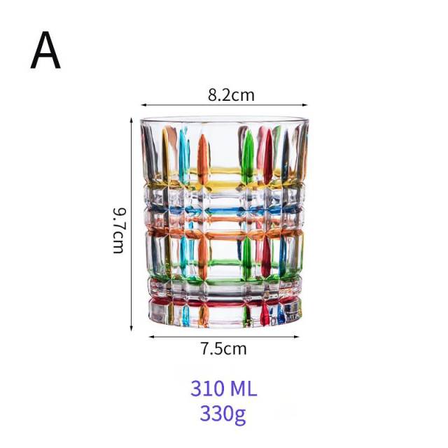 Colorful Crystal Glasses