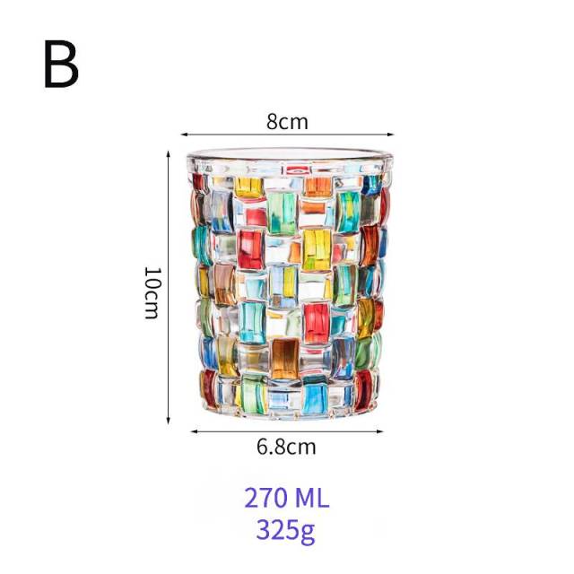 Colorful Crystal Glasses