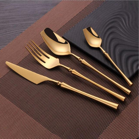 Elegant Four-Piece Cutlery Set.