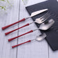 Elegant Four-Piece Cutlery Set.