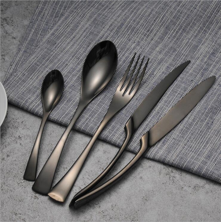 Stylish Black Cutlery.