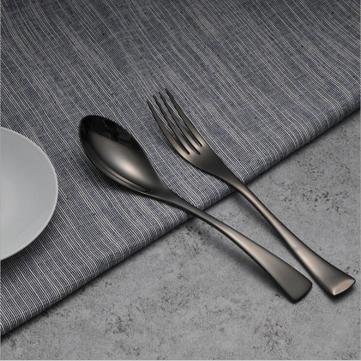 Stylish Black Cutlery.