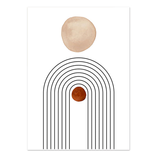 Abstract Thinkers Canvas Print Unframed.