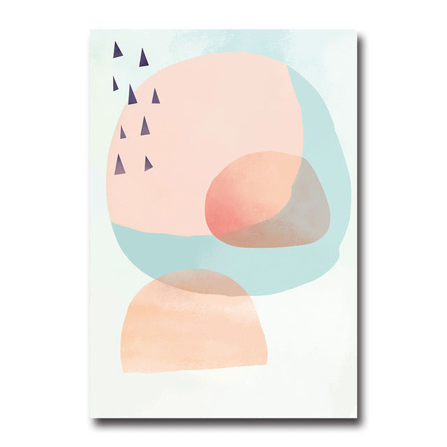 Pastel Balance Art Canvas Art