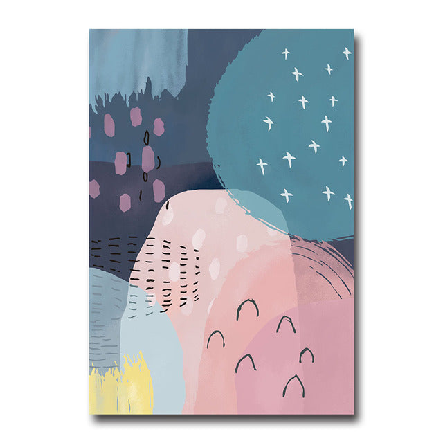 Pastel Balance Art Canvas Art