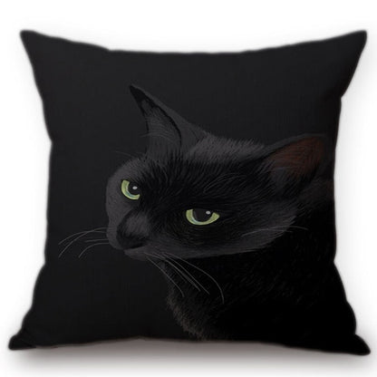Peek-A-Boo Cat Cushion Cover