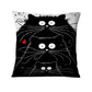 Black and White Cats Cushion Covers.