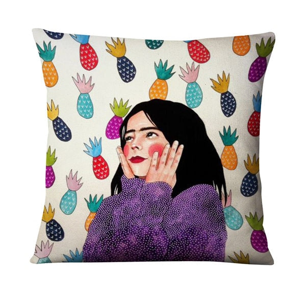 Bold Women Cushion Covers.